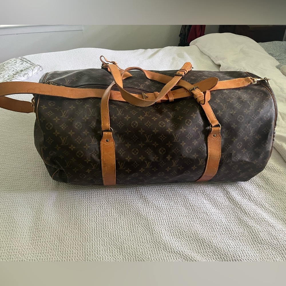 Louis Vuitton Brown Monogram Travel XL Weekender Bag